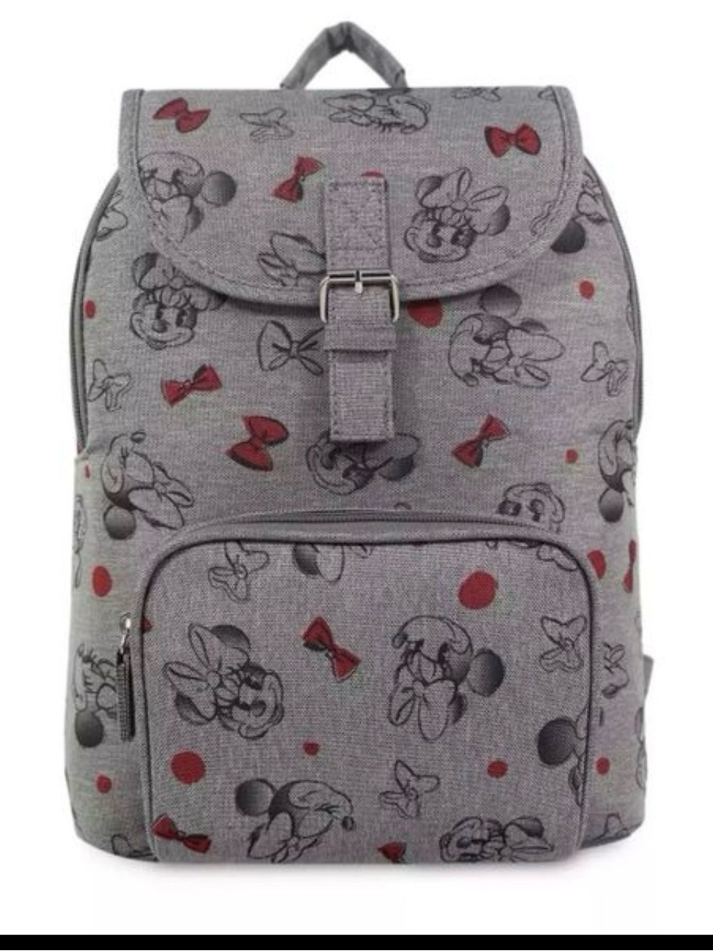 Disney parks Minnie Mouse red bows and polka dots backpack